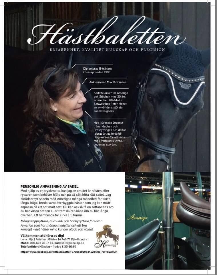 Hästbaletten-annons med Lena Lilja